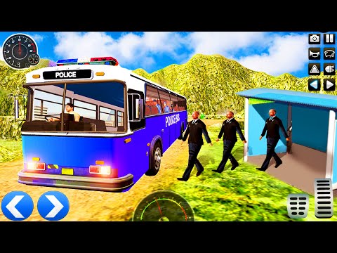 Off road Police Bus Mountain Drive Simulator 3D - OffRoad Transport - Best Android GamePlay