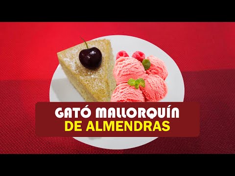 Gató Mallorquín de almendras | Postre fácil de preparar. #Mallorca #España