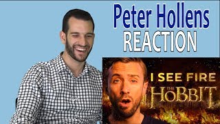 VOCAL COACH reacts to PETER HOLLENS singing &quot;I SEE FIRE&quot;