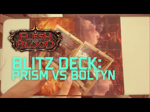 #TCG #FAB Flesh and Blood FAB TCG |  Monarch Blitz Deck: Prism VS Boltyn