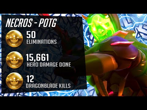 Necros Insane Nano Genji - 50 elims! POTG! [ Overwatch Season 27 Top 500 ]