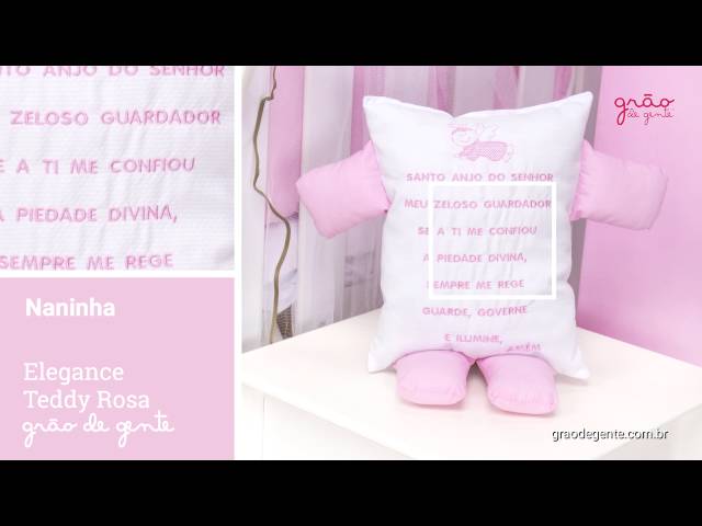 Naninha Elegance Teddy Rosa | Ref: 60259