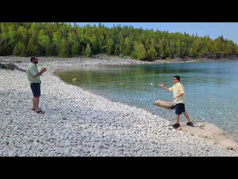 Bholi bhai sahil bhai playing on beach @toranto