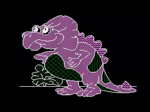 Color a Dinosaur (NES) Playthrough