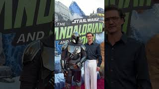 Pedro Pascal with Grogu