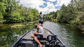 Back to Bass Paradise with the 6th Sense Fishing Crew! Summertime Grass with Swimjigs