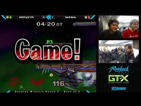 Runback 2017 Doubles WR3 - SAK|Taj & VTS (Green) vs Dai & Nerin (Red)
