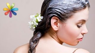 Смотреть онлайн Натуральная маска против секущихся волос