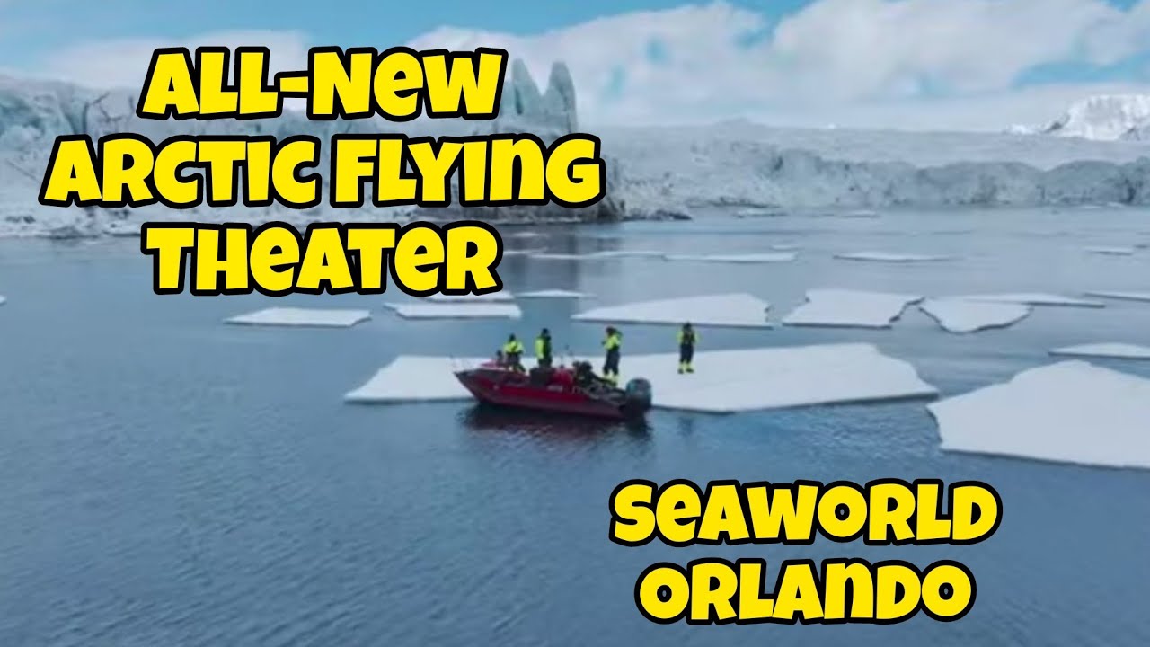 ALL-NEW Arctic-Themed Flying Theater at SeaWorld Orlando Spring 2025 Teaser Video!