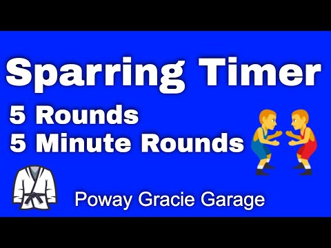 5 Minute Timer (5 Rounds), with 1 Minute Rest