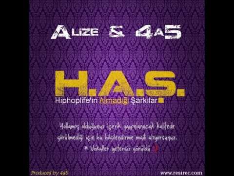 Alize & 4a5 - Bırak Nefret Aksın ft. Zeus Kabadayı @ H.A.Ş. Albüm - www.resirec.com -