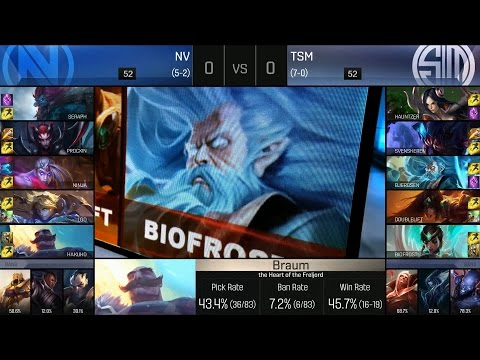 NV vs TSM Game 1 Highlights - TEAM ENVY vs TEAM SOLOMID NA LCS Week 4 Summer 2016