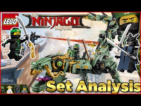 LEGO Ninjago Movie: 70612 Green Ninja Mech Dragon Set Analysis/Review