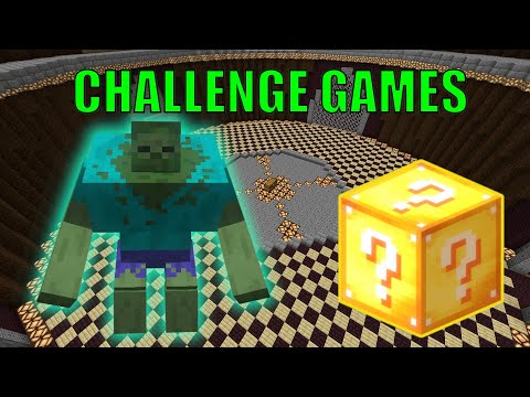 Minecraft: Mutant Zombie CHALLENGE GAMES! Lucky Blocks!