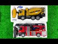 Unboxing The 1 14 Scale Large R C Truck Concrete Mixer Fire Truck Fire Rescue