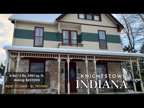 Rent to Own - Knightstown, IN. Rent $1790/mo. Asking Price: $237K