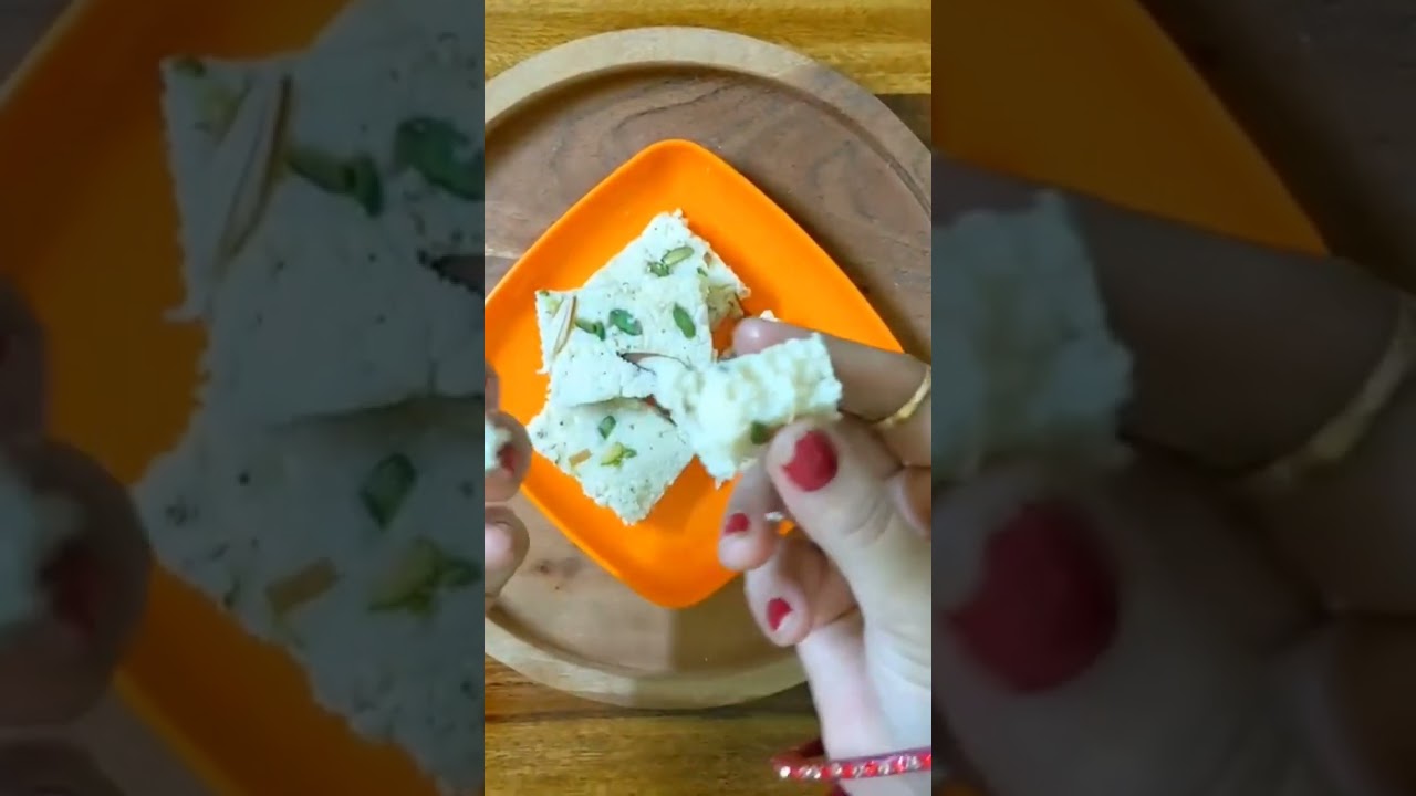 Instant Barfi for Navratri 😍 #shortsviral #trendingshorts #Navratri #sweets #barfi