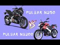 Pulsar NS 200 VS Pulsar N 250#shorts