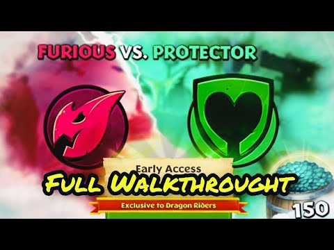 FURIOUS VS. PROTECTOR Completed | Full Walkthrought | Gauntlet Event | Dragons: Rise Of Berk