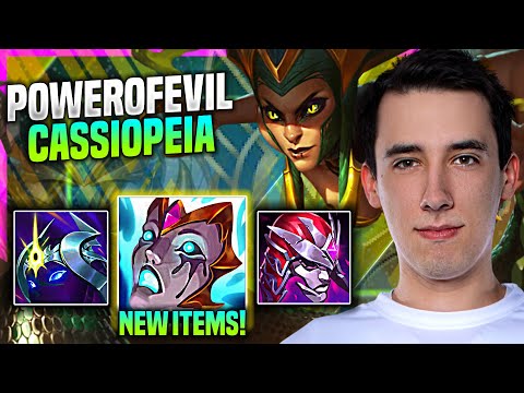 POWEROFEVIL PICKS CASSIOPEIA WITH NEW ITEM LIANDRY'S! - TSM PowerOfEvil Plays Cassiopeia MID vs Ekko