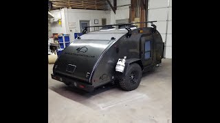 2019 Turtle UP Trailers Teardrop Camper walk around.