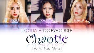 LOONA Odd Eye Circle - Chaotic LYRICS [Color Coded Han/Rom/Eng] (LOOΠΔ/ 오드아이써클)
