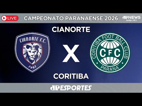 🔴#AOVIVO: Cianorte 0x1 Coritiba | 31/01/2026 | #CAMPEONATOPARANAENSE