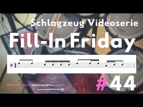 Fill-In Friday 44 - jeden Freitag ein neues Drumfill lernen - Schlagzeug Übungen - Edrums - Anfänger