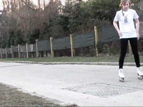 Skating on snow white ;)