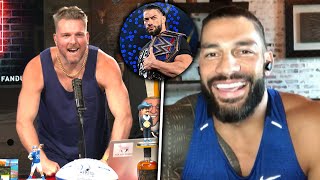Roman Reigns Tells Pat McAfee How He Thinks SummerSlam Will End For John Cena video