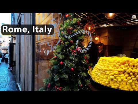 12 December 2025 Rome Right Now | Start from Via del Corso | 4K