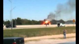 Admiral Twin Drive in on fire