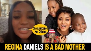 Regina Daniels Is A Bad Mother Who Abandoned Her Children Ned Nwoko's Female Visitor Laments