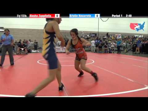 FILA Junior 51 kg / 112.25 lbs. - Alesha Zappitella vs. Kristin Navarrete