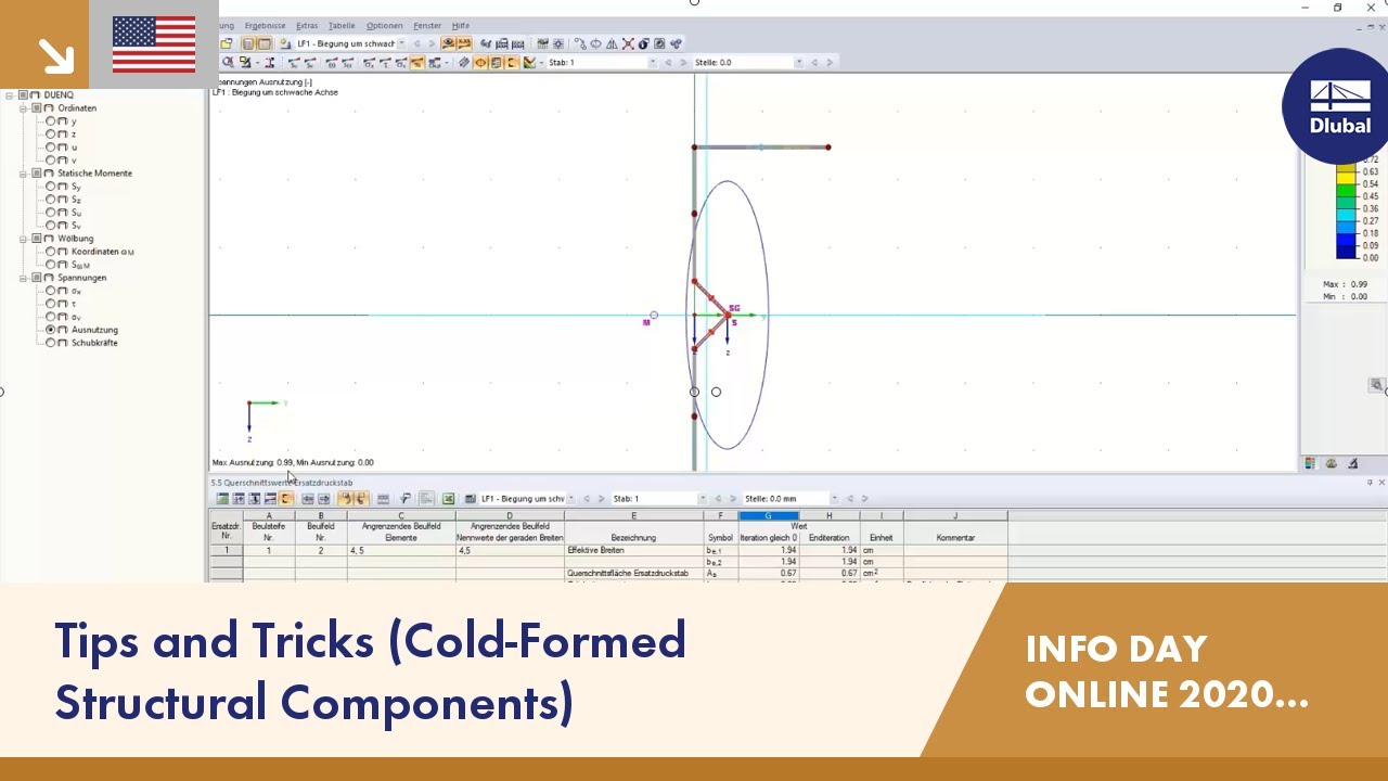 Tips and Tricks (Cold-Formed Structural Components) | RFEM | Info Day Online | 15.12.2020 | 4/4