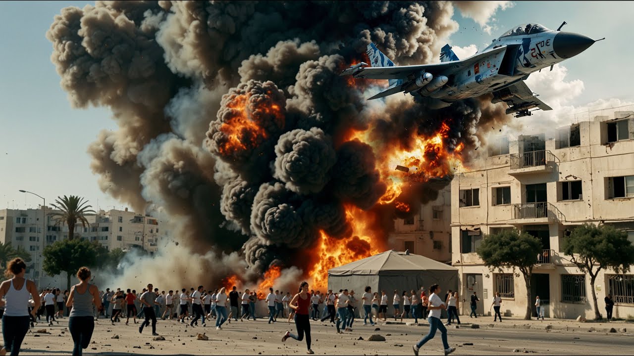 1 Minute Ago! Israel's Tel Aviv Destroyed by Iran's Hypersonic Missile Fighter Jet