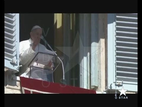 Papa Francesco all'Angelus saluta i fedeli di Biancavilla domenica 16 febbraio 2020