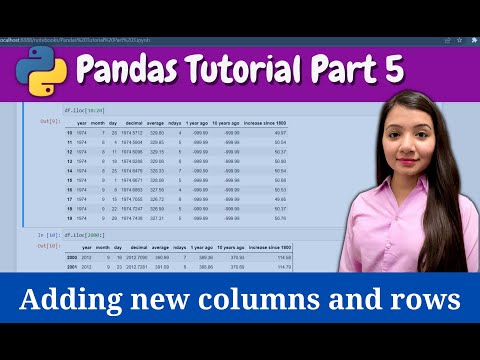 Adding Columns And Rows Pandas Tutorial Part 5 Data Analysis Using Python