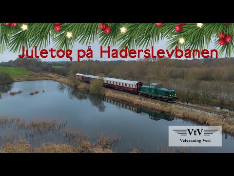 VTV-Weihnachtszug auf der Haderslev-Linie 2025