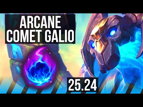GALIO vs FIZZ (MID) | Arcane Comet, 32K damage | EUNE Master | 25.24