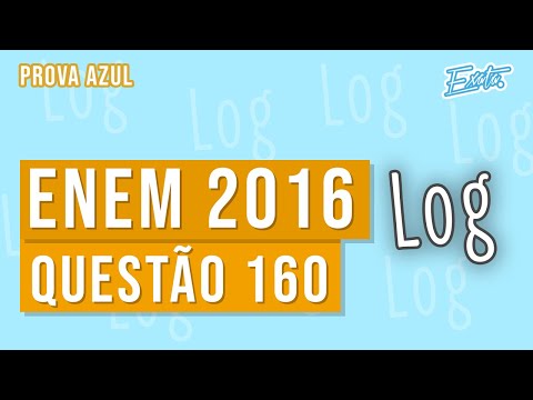 🔵 Questão 160 - ENEM 2016 - Prova Azul