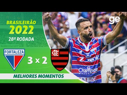 Gols e lances de Fortaleza x Flamengo