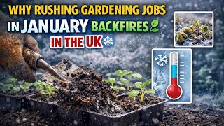 🎥 ✅ 🌿 Why Rushing Gardening Jobs in January Backfires in the UK ❄️ | Patience Pays in the Garden