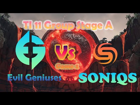 EG VS SONIQS Game 1  The International 2022: Group Stage Group A Dota 2 Highlight