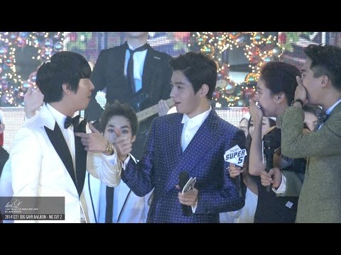 141221 SBS가요대전 명수 MC컷-2 : 용화형 박자 너무 정확해!!
