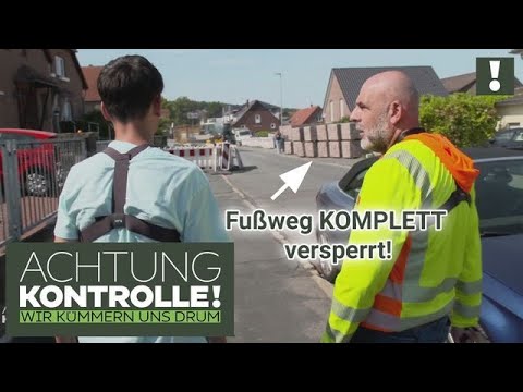 "Wer ist hier der CHEF?!" ❌ Fußweg komplett zugestellt! | Achtung Kontrolle