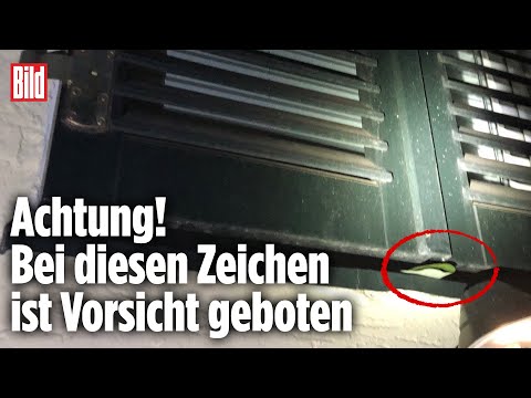 Gauner-Zinken: Diese Zeichen benutzen Einbrecher