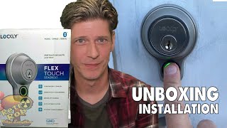 Lockly Flex Touch Fingerprint Deadbolt Unboxing, Install, Config and Thoughts