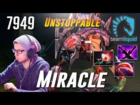 Miracle Unstoppable Lifestealer - 7949 MMR - Dota 2 Pro Gameplay