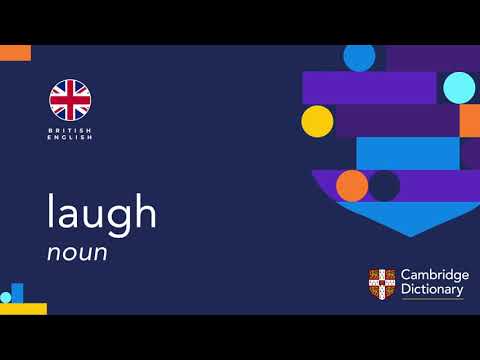 How to pronounce laugh (noun) | British English and American English pronunciation